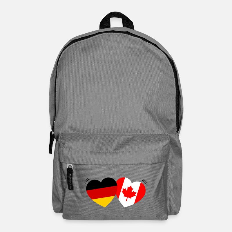 Deutsch-kanadische Liebe - Rucksack - Mittelgrau