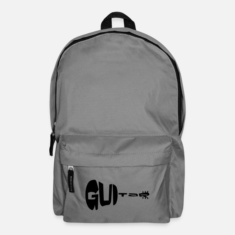 Gitarre in Form einer Gitarre * - Rucksack - Mittelgrau
