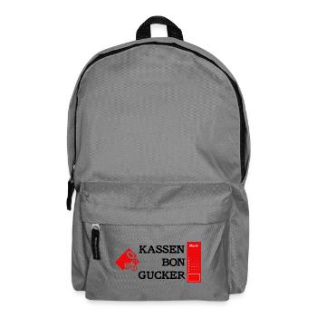 Kassenbongucker - Rucksack - Mittelgrau - Vorne