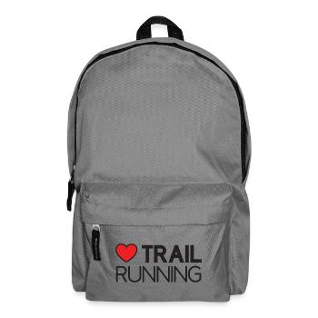 I Love Trail Running - Backpack - elephant grey - Front