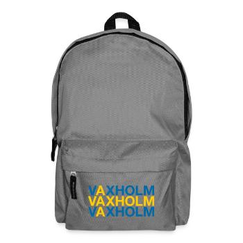 VAXHOLM Sverige Sweden Sweden Flag - Backpack - elephant grey - Front