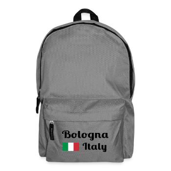 Bologne, Italie - Imprimés élégants - Sac à dos - gris éléphant - Devant