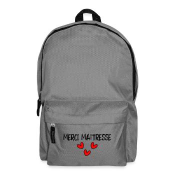 GELIEBTE. VIELEN DANK. DANKE HERRIN. GESCHENK - Rucksack - Mittelgrau - Vorne