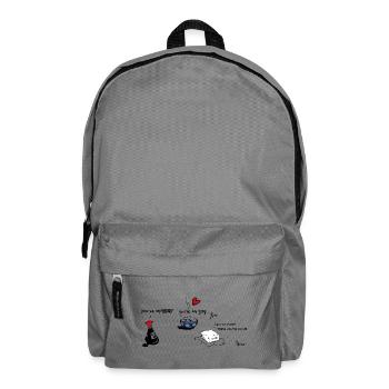 Roll in Love 3 - Backpack - elephant grey - Front