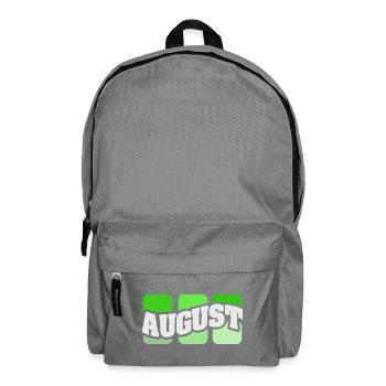 Name August - Rucksack - Mittelgrau - Vorne
