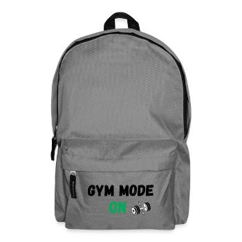 Power to Fitness Gewichtheben - Rucksack - Mittelgrau - Vorne