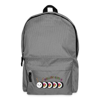 Rolling Into 5 Sushi Geburtstag - Rucksack - Mittelgrau - Vorne