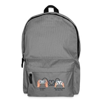 Père & Fille : La Passion du Jeu en Héritage - Sac à dos - gris éléphant - Devant