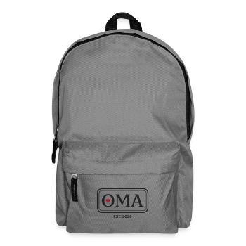 OMA EST. 2026 Proud Grandmother Announcement - Backpack - elephant grey - Front