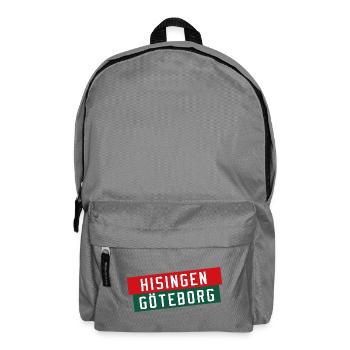 Hisingen Gothenburg flag - Backpack - elephant grey - Front