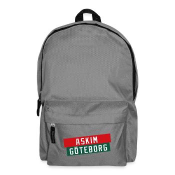 Askim Gothenburg Color Block Logo - Backpack - elephant grey - Front
