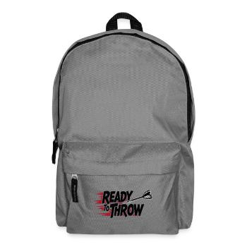 Prêt à lancer des fléchettes Tenue professionnelle - Sac à dos - gris éléphant - Devant