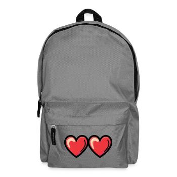 Herzen Liebe Symbol - Rucksack - Mittelgrau - Vorne