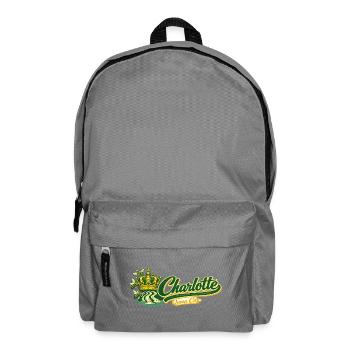 Design rétro vintage de Charlotte Queen City - Sac à dos - gris éléphant - Devant