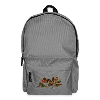 feuilles - Sac à dos - gris éléphant - Devant