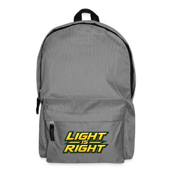 Light is right - Backpack - elephant grey - Front