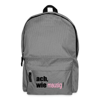 MAUSIGE SPRÜCHE - Rucksack - Mittelgrau - Vorne