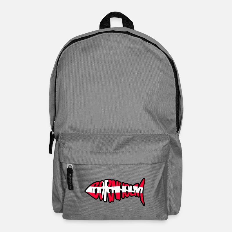 Bornholm Fisch - Rucksack - Mittelgrau