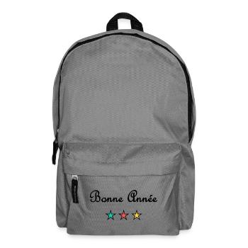 BONNE ANNEE. SAINT SYLVESTRE. NOUVELLE ANNÉE. - Sac à dos - gris éléphant - Devant