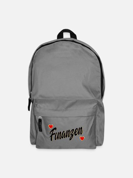 GELD LIEBEN FINANZEN - Rucksack - Mittelgrau