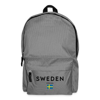 Swedish pride, minimalist sleek design - Backpack - elephant grey - Front