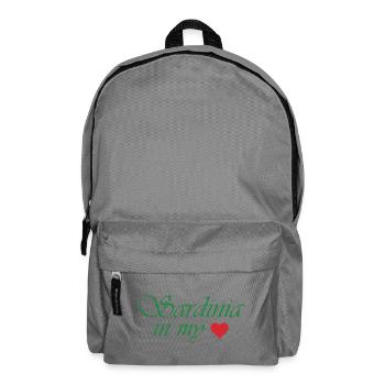 Sardinia in My Heart - Backpack - elephant grey - Front