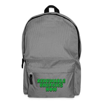 renewable energies now - Backpack - elephant grey - Front