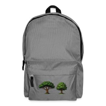 Baumduo Apfelbaum im Gleichgewicht - Rucksack - Mittelgrau - Vorne