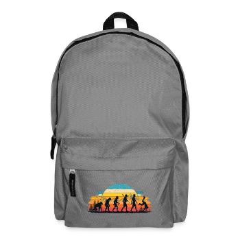 Handstand Breakdance Gift for Gymnast - Backpack - elephant grey - Front