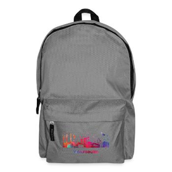 Wolfsburger Skyline Wolfsburg - Rucksack - Mittelgrau - Vorne