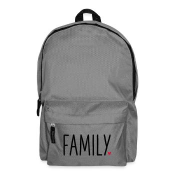 Family Heart - Gift Partner Look Child love - Backpack - elephant grey - Front
