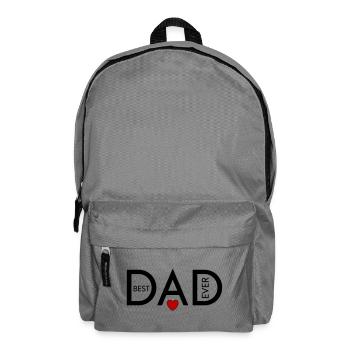 Best Dad ever - Backpack - elephant grey - Front