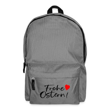 FROHE OSTERN WÜNSCHEN - Rucksack - Mittelgrau - Vorne