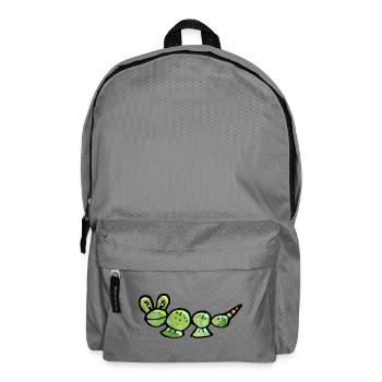 Chenille folle de Mars - Sac à dos - gris éléphant - Devant