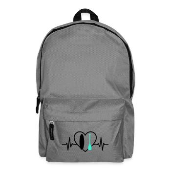 Paddle SUP Herz Board Welle Wasser Sport - Rucksack - Mittelgrau - Vorne