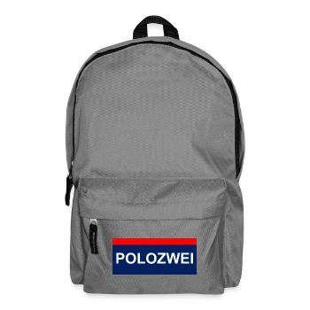 PoloZwei auto wagen Oldtimer oida - Rucksack - Mittelgrau - Vorne