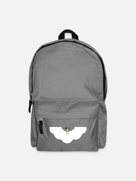 Visage Nuage Câlin - Sac à dos - gris éléphant