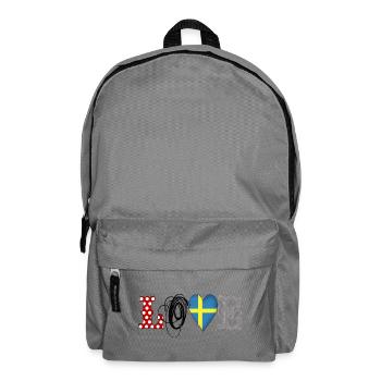 Love Sweden Black - Rucksack - Mittelgrau - Vorne