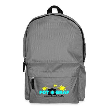 Fotograf Fotografin Fotokamera - Rucksack - Mittelgrau - Vorne