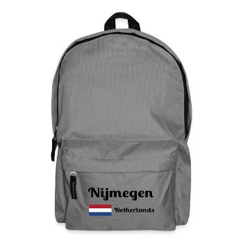 Nimègue, Pays-Bas - Imprimés élégants - Sac à dos - gris éléphant - Devant