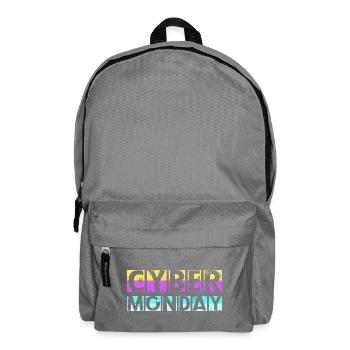 Cyber Monday Kaufrausch - Rucksack - Mittelgrau - Vorne