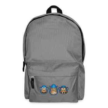 Blue Monkey Trio Expressions - Rucksack - Mittelgrau - Vorne