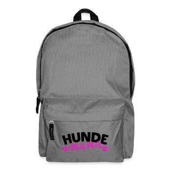 Hunde Mama - Rucksack - Mittelgrau - Vorne