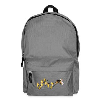 Sentier des Corgi du Jardin des Ginkgos - Sac à dos - gris éléphant - Devant
