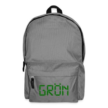 Grün – LCD - Rucksack - Mittelgrau - Vorne