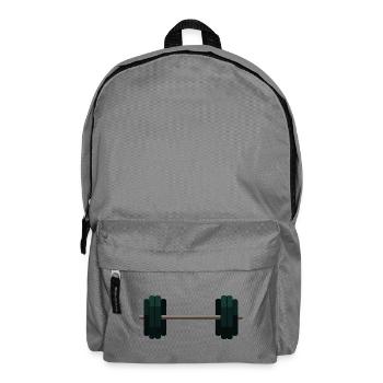 Barbell Dumbbell - Backpack - elephant grey - Front