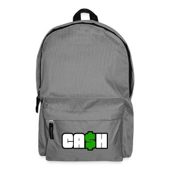 Bargeldsymbol Fettes Dollar-Logo - Rucksack - Mittelgrau - Vorne