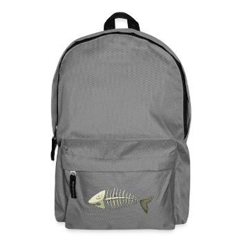 arête de poisson - Sac à dos - gris éléphant - Devant
