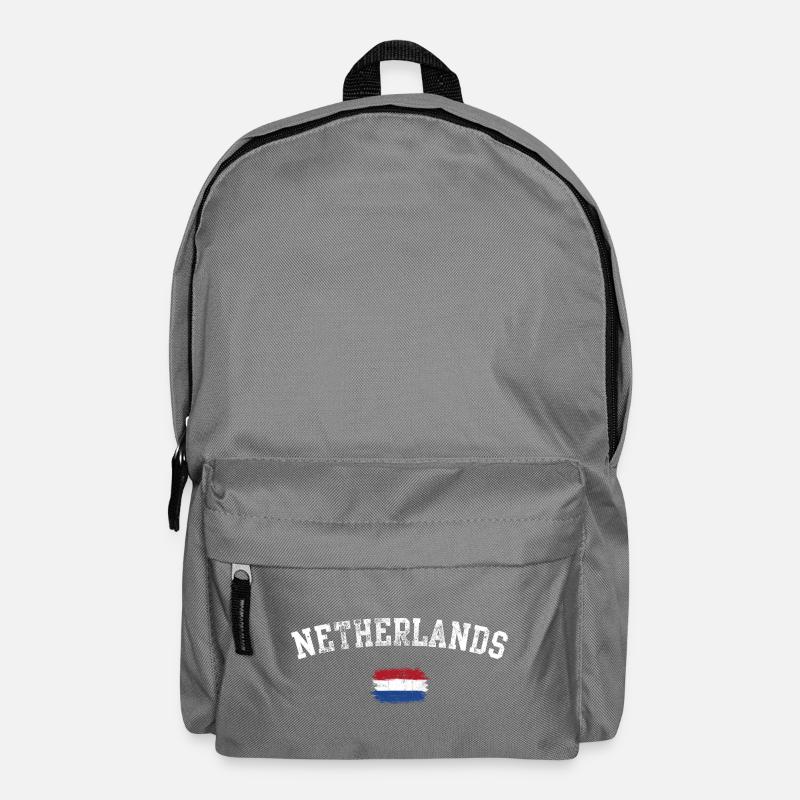 Coup de pinceau du drapeau des Pays-Bas - Sac à dos - gris éléphant