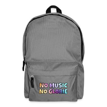 Pas de musique, pas de gloire. Pour les mélomanes * - Sac à dos - gris éléphant - Devant